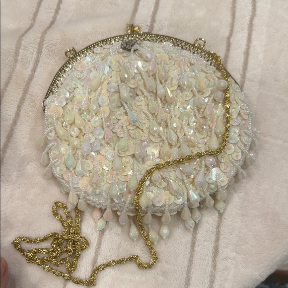 Vintage Iridescent Beaded Bag - Picture 7 of 11